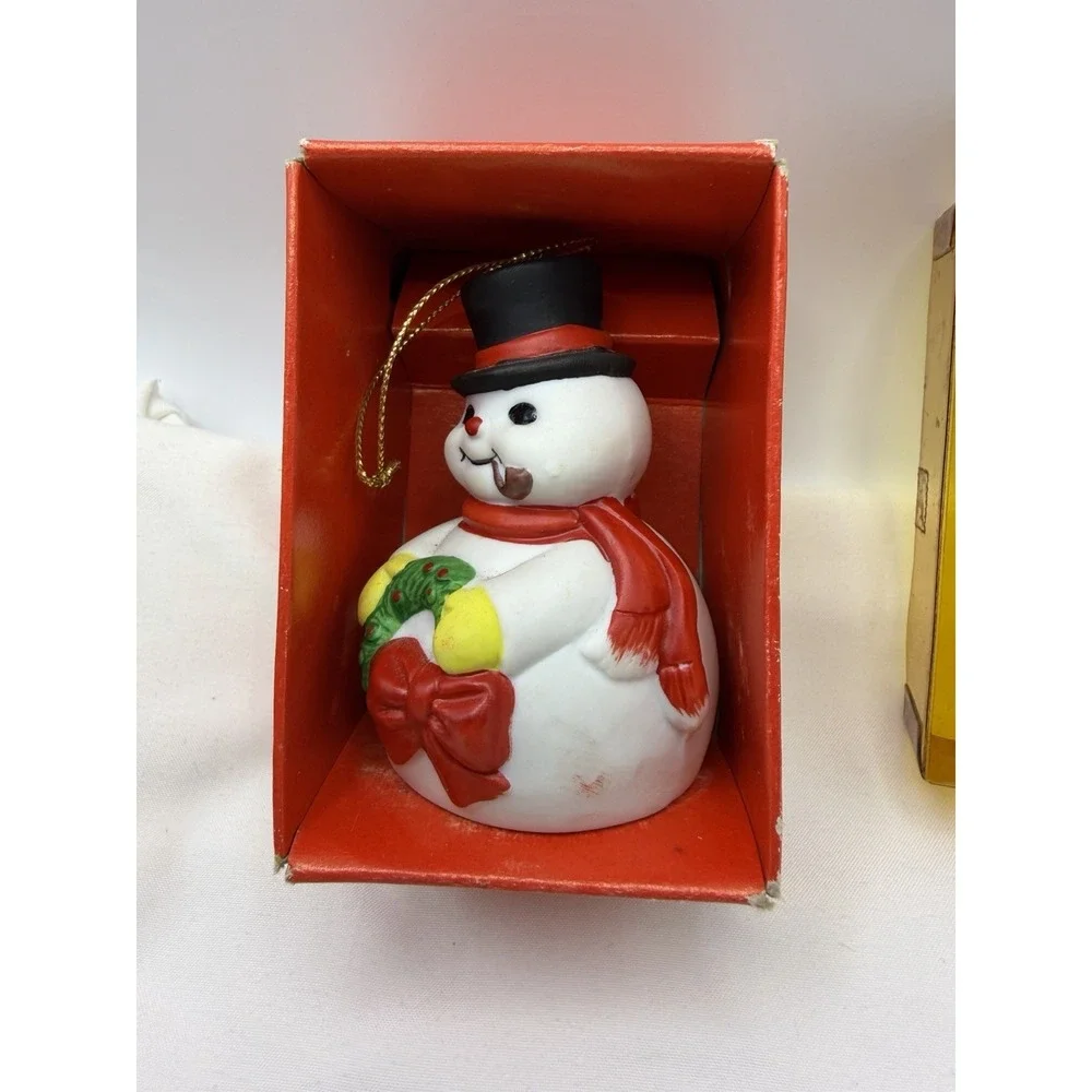 Ebeling & Reuss 1984 Tree Tunes Snowman Ornament in Box READ